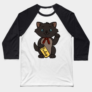 Lucky Cat Berlioz Baseball T-Shirt